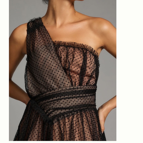 Anthropologie Tulle Pot Maxi Dress Sz 6 - Picture 4 of 4